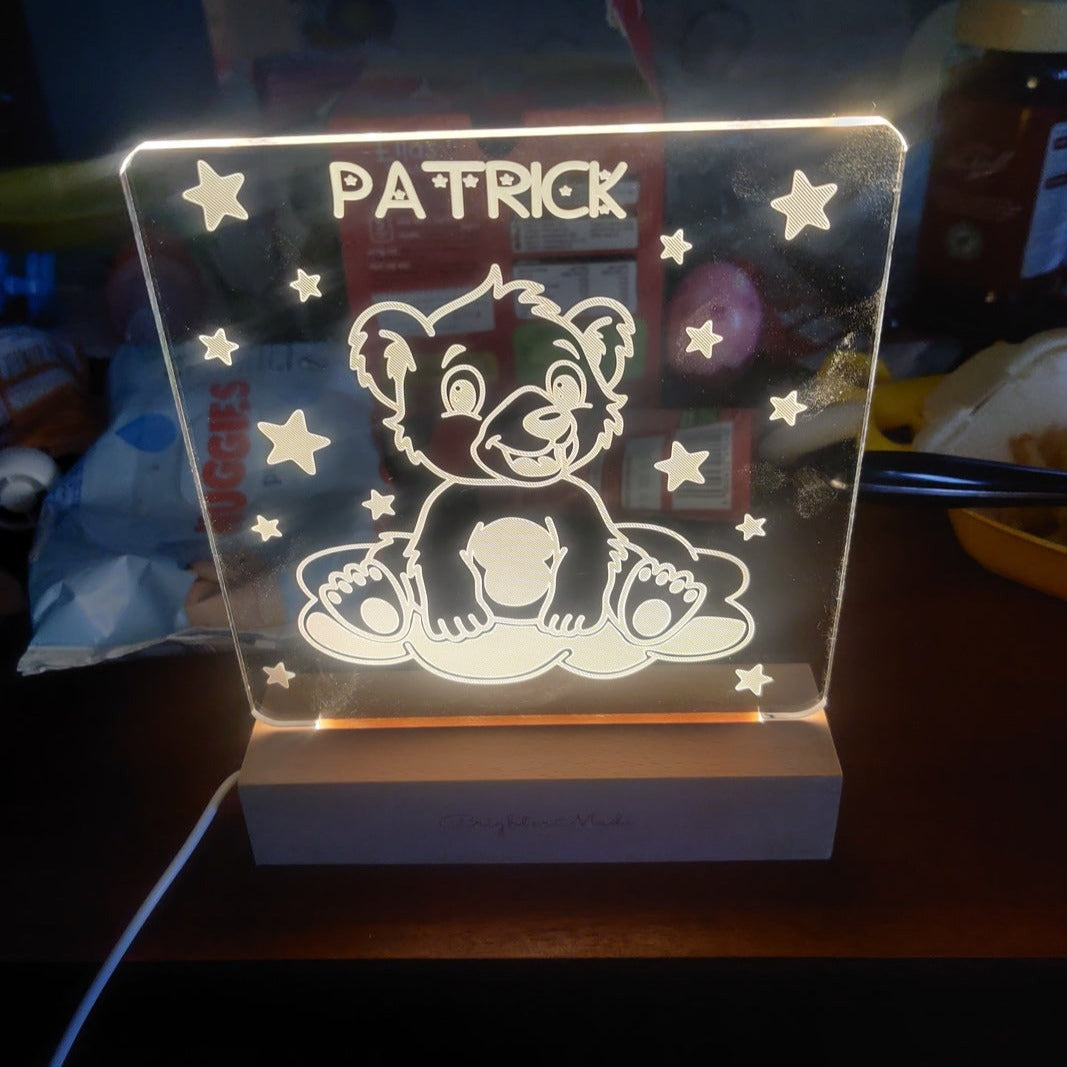 Bear - Personalized Night Light