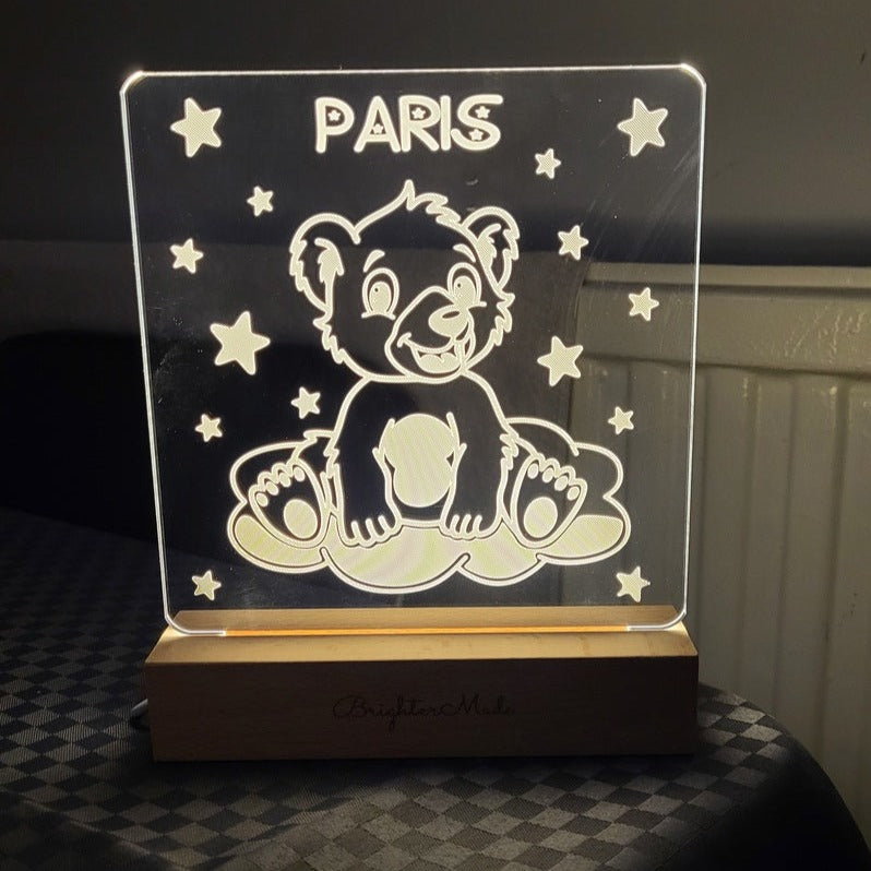 Bear - Personalized Night Light