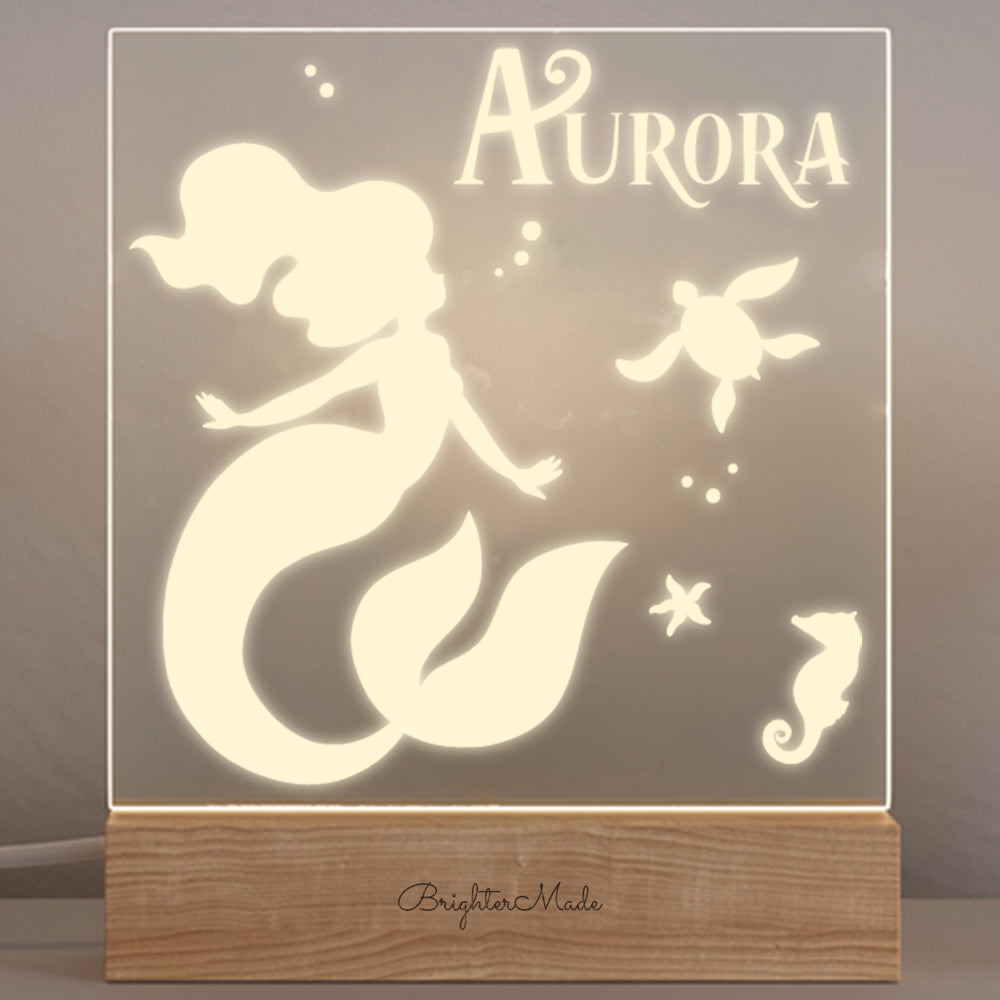 Mermaid - Personalized Night Light