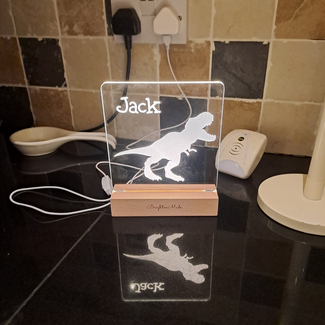 Dinosaur - Personalized Night Light