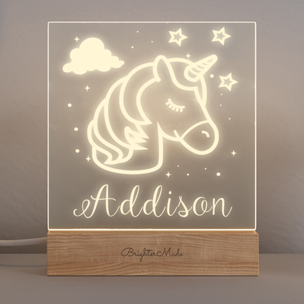 Unicorn - Personalized Night Light