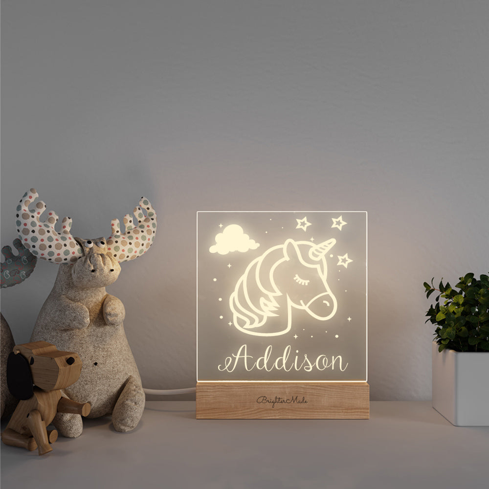 Unicorn - Personalized Night Light