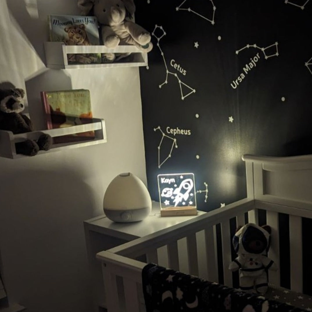 Rocket Ship - Personalized Night Light