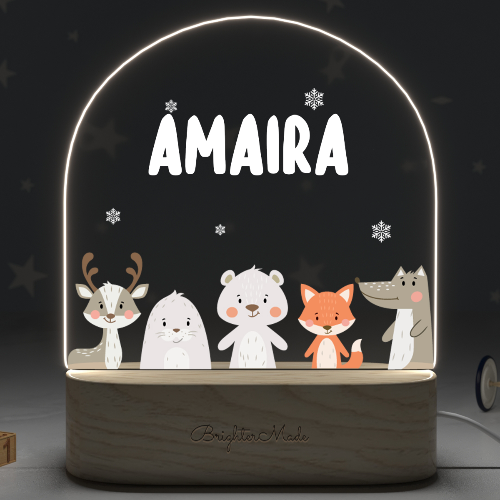 Forest Friends - Personalized Night Light