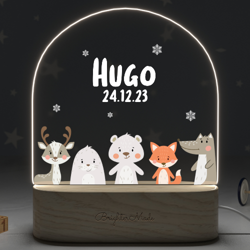 Forest Friends - Personalized Night Light