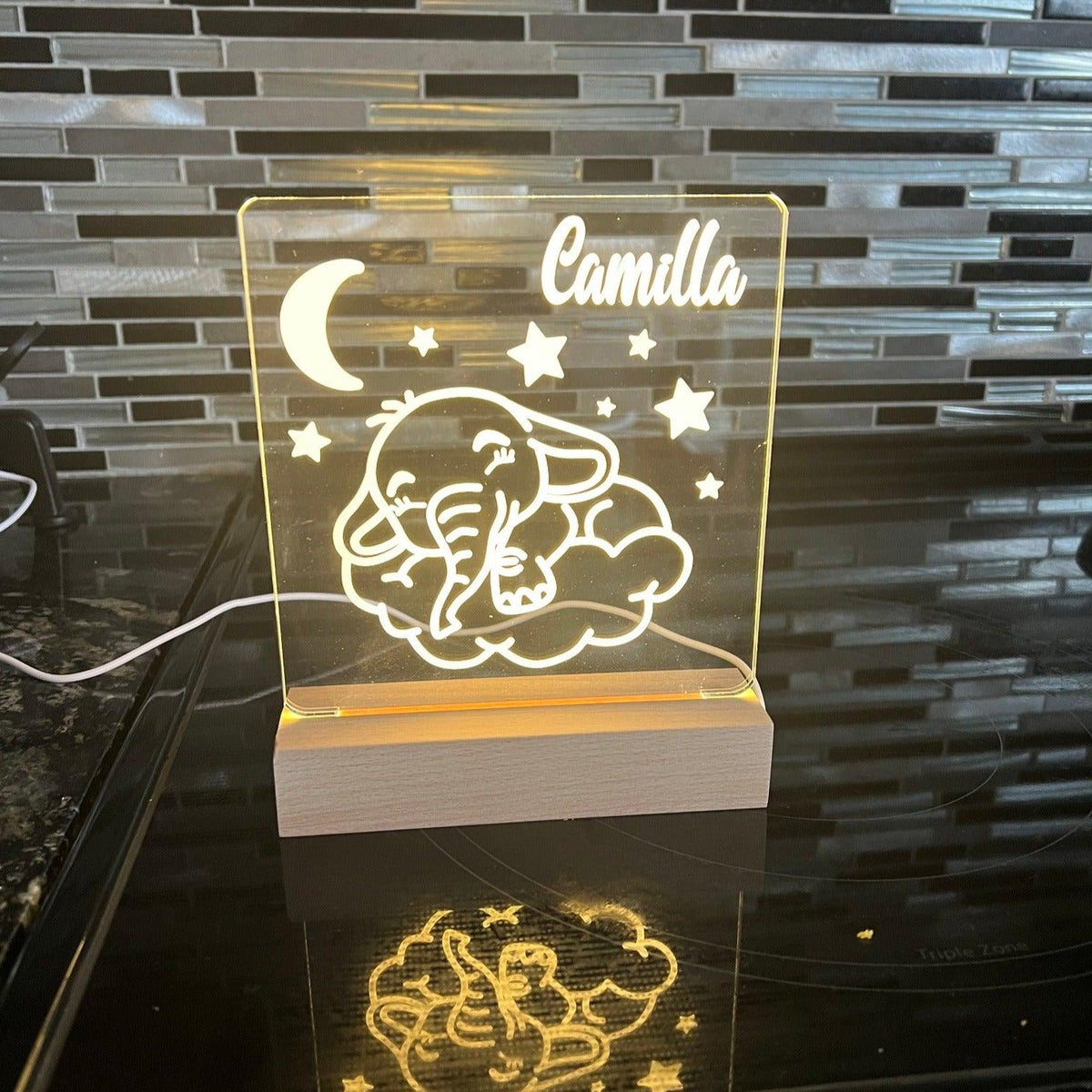 Elephant - Personalized Night Light - Brighter Made