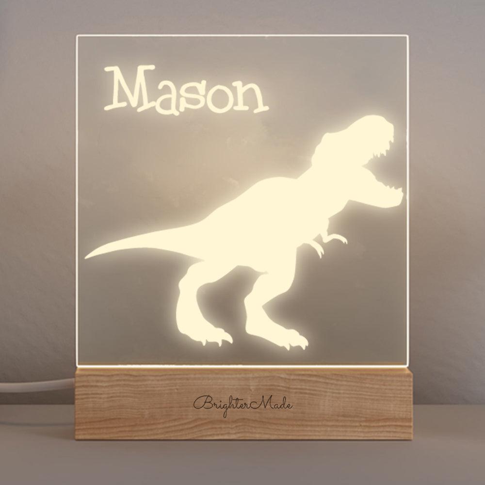 Dinosaur - Personalized Night Light - Brighter Made