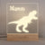 Dinosaurus - Gepersonaliseerde Nachtlampje - Brighter Made