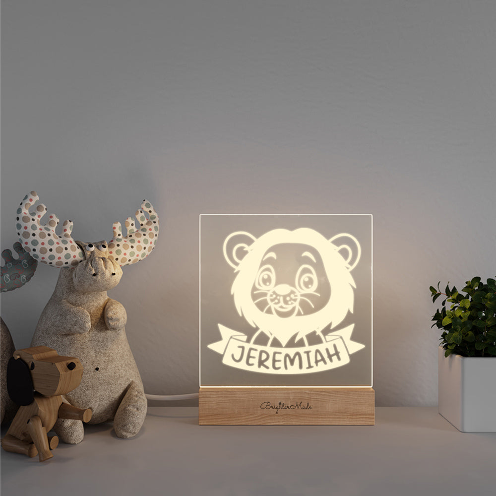 Lion - Personalized Night Light - Brighter Made