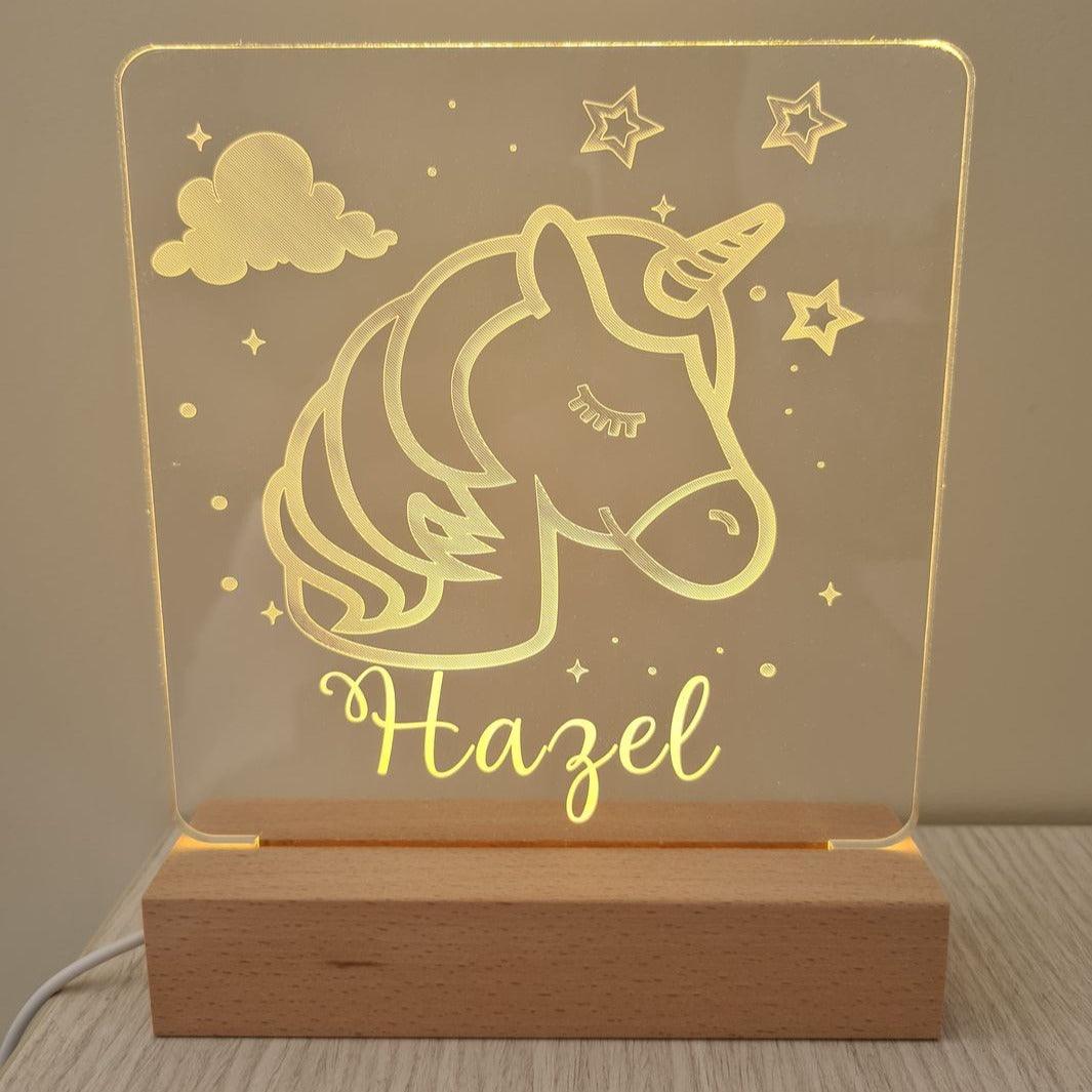 Unicorn - Personalized Night Light - Brighter Made