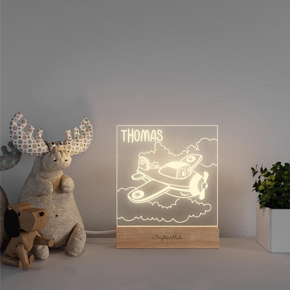 Airplane - Personalized Night Light - Brighter Made