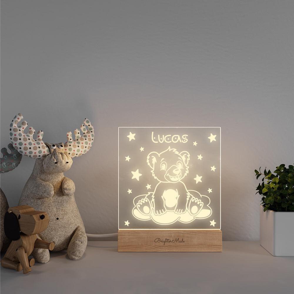 Bear - Personalized Night Light - Brighter Made